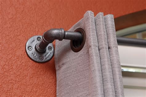 Industrial Pipe Curtain Rods | Home Design Ideas