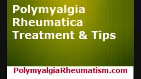 Polymyalgia Rheumatica Treatment? - YouTube