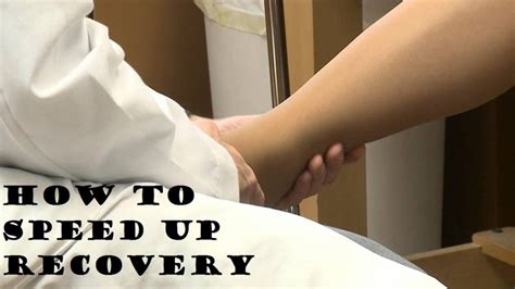 How to speed up recovery from a broken leg - Injury Tips