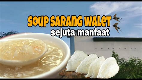 cara buat sup sarang walet || swallow bird nest || sarang burung walet kalimantan - YouTube