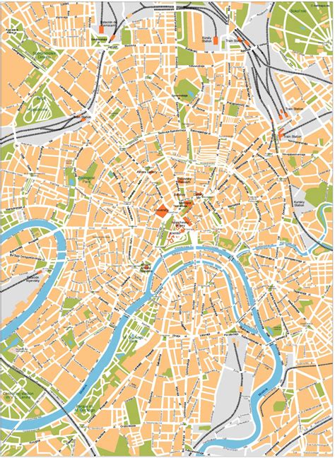 Moscow Vector Map | Vector World Maps