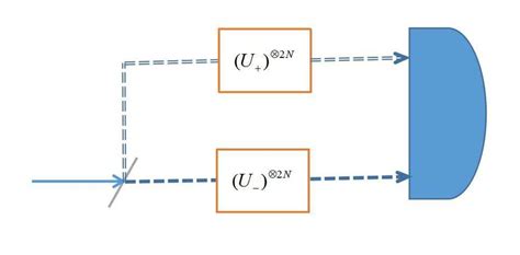 Schematic diagram of coherent superposition without quantum switch ...