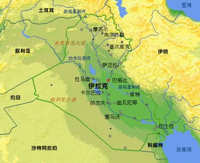 资料：伊拉克地形图_新浪军事_新浪网