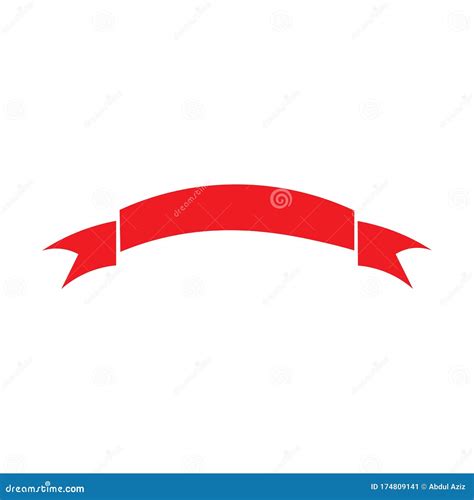 Ribbon logo vector design stock vector. Illustration of abstract ...