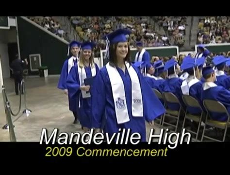 Mandeville High School Graduation 2009 : STPPS : Free Download, Borrow ...