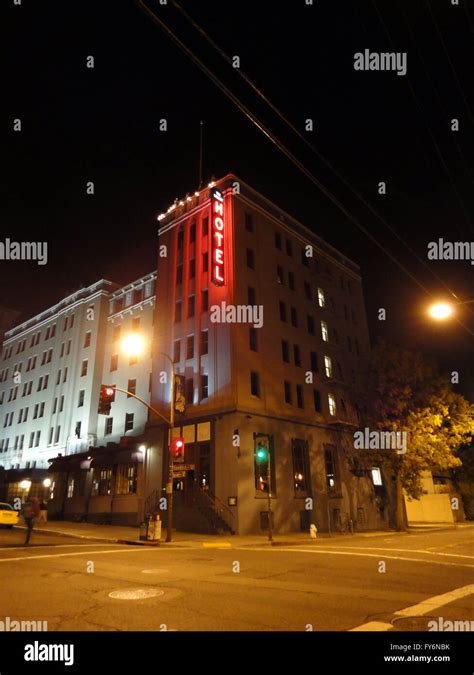 Historic Hotel Durant at Night in Berkeley, California. A Berkeley ...