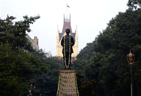 Decorated statue of Khudiram Bose on his birth anniversary