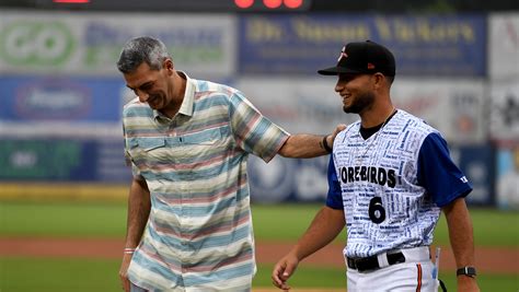 Ryan Minor reflects on Shorebirds career as he has his number retired