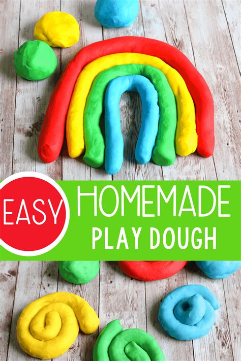 Easy Homemade Play Dough Recipe for Kids