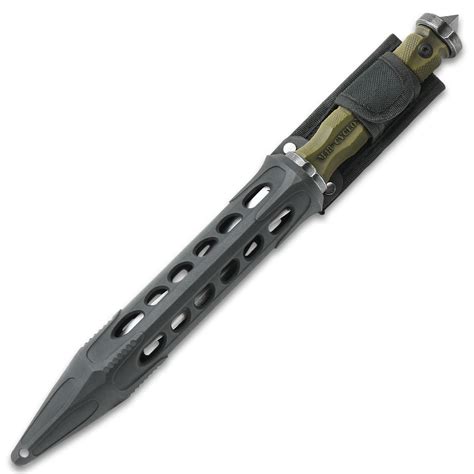 14" M48 CYCLONE Fixed Blade COMBAT KNIFE Hunting Tactical Bowie Military +SHEATH | eBay