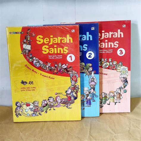 Jual KOMIK SEJARAH SAINS SERI 1, 2, & 3. Jung Hae Yung & Shin Yong Hee. Zaman batu - Yunani Kuno ...