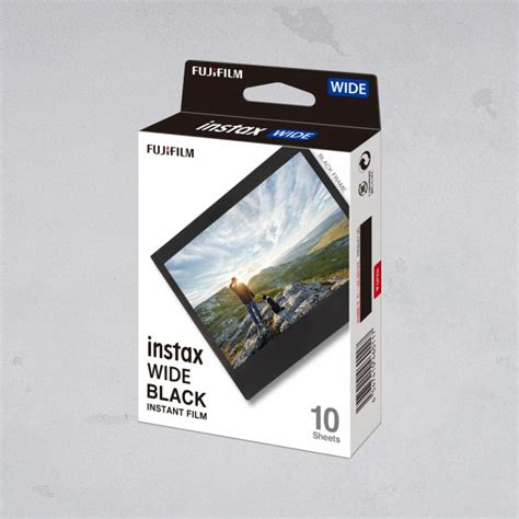 NEW Instax Wide BLACK Instant Film. Fujifilm Instax Film With Black ...