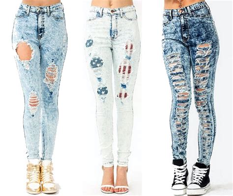 Cut up jeans for women – ChoozOne