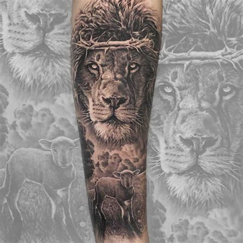 Lion Head Tattoos, Mens Lion Tattoo, God Tattoos, Jesus Tattoo, Tatoos ...