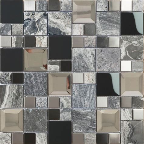 Grey mosaic tiles | Mosaic wall tiles | Mosaic wall tiles, Grey mosaic ...