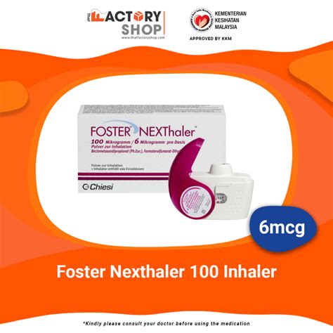 Foster Nexthaler 100/6mcg Inhaler | Cheapest in Singapore