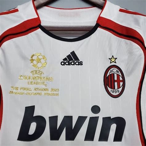 AC Milan retro jersey CL 2007 final - Official military casual and ...