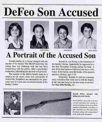 Ronald DeFeo: Startling and Horrific Family Killer Gets Life - George ...