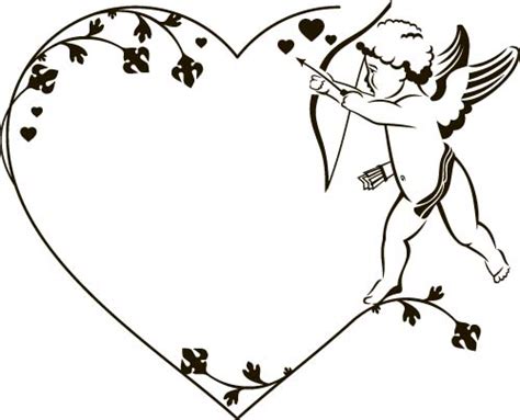 Cupid Line Drawing - ClipArt Best