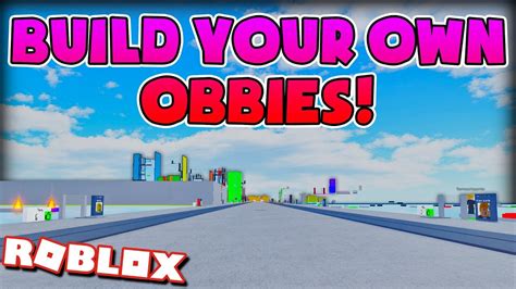 THIS GAME LETS YOU CREATE YOUR OWN OBBIES!!! | Obby Creator on Roblox ...