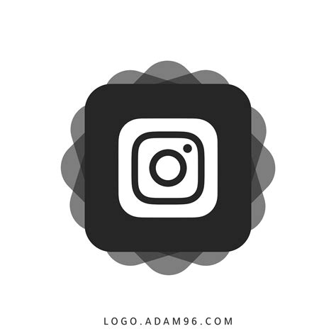 Instagram Black Logo PNG Download Original Logo Big Size | Black and white instagram, Instagram ...