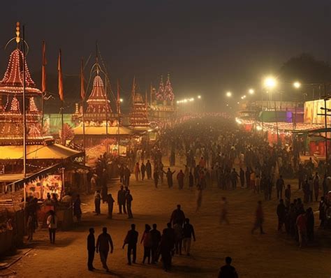 Premium AI Image | Sonepur Mela and Diwali fair in Bihar