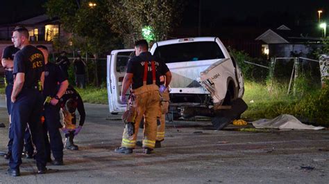 1 dead in northeast Houston crash involving 6 vehicles