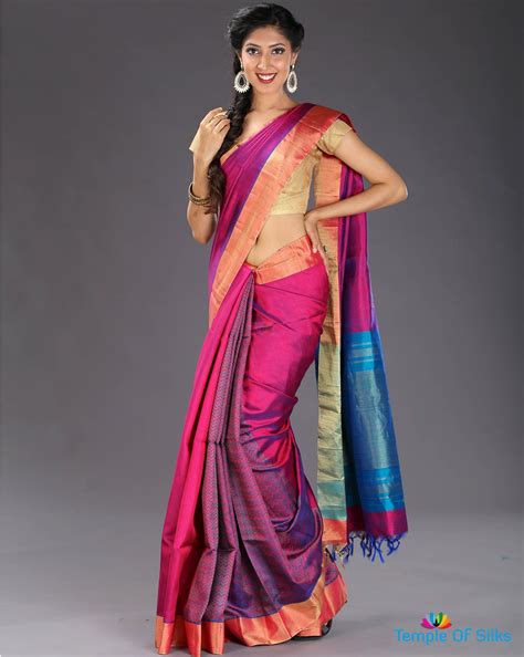 Multicolour partly jute silk saree | Saree, Saree blouse designs, Jute silk saree