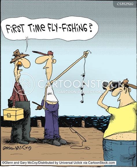 Fly Fish Cartoons and Comics - funny pictures from CartoonStock