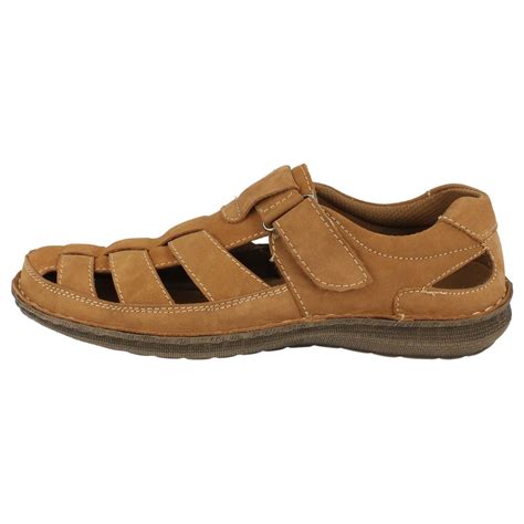 Mens Maverick Closed Toe Leather Sandals Shoes Style - A1103 | eBay