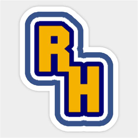 Riverdale High School RH Logo - Riverdale High School - Sticker | TeePublic