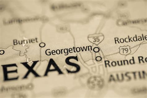 map view cost of living in Georgetown tx