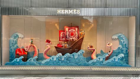 Hermes – Resort 2021 Ready-to-Wear collection | Hermes window, Summer ...