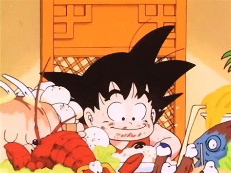 Goku Eating Ramen Gif Me when i eat ramen gif amazing funny cute kawaii