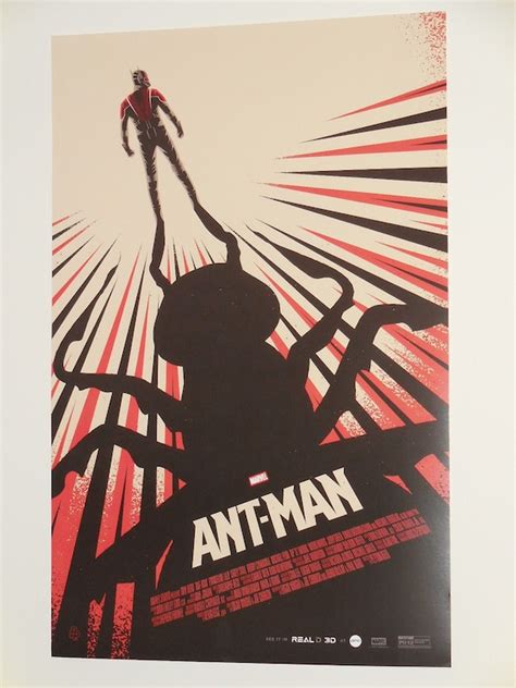 Ant-man AMC 11x17 Inch Movie POSTER - Etsy