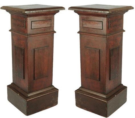 wood pedestal - Buscar con Google | Furniture pedestal, Wood pedestal, Statue base