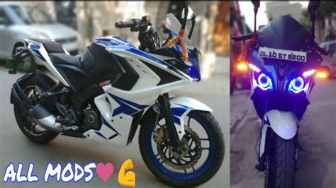 25 ++ bike blue rs 200 modified 306005