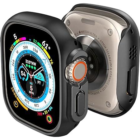 Amizee 2 Pack Compatible with Apple Watch Ultra 49mm Case with Built in ...