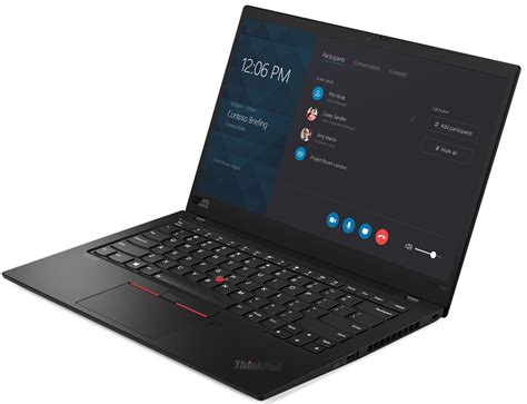 Lenovo Thinkpad X1 Carbon 7 - i7-8565U · UHD Graphics 620 · 14.0”, Full HD (1920 x 1080), IPS ...