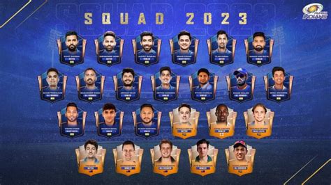 IPL 2023: Mumbai Indians (MI) Players List, Their IPL Stats, And Full ...