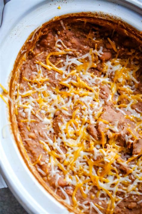 Restaurant Style Refried Beans Recipe - made in the slow cooker! • Food ...