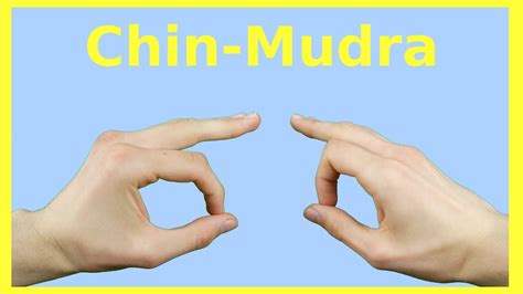 Chin Mudra - Mudra der geistigen Klarheit - Finger Yoga Übung [ Deutsch ...