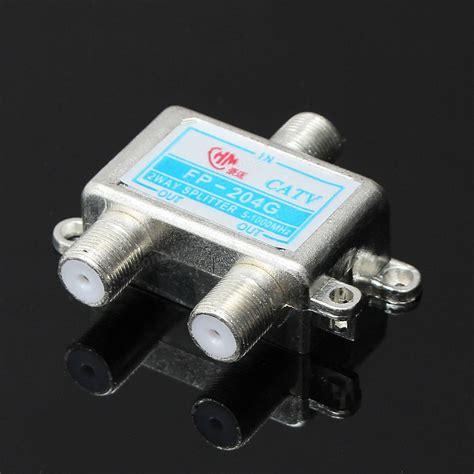 2-way Cable TV Splitter Digital Aerial Signal Booster Distribution Amplifier Sale - Banggood.com