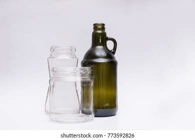 Glass Containers Different Shapes On White Stock Photo 773592826 ...