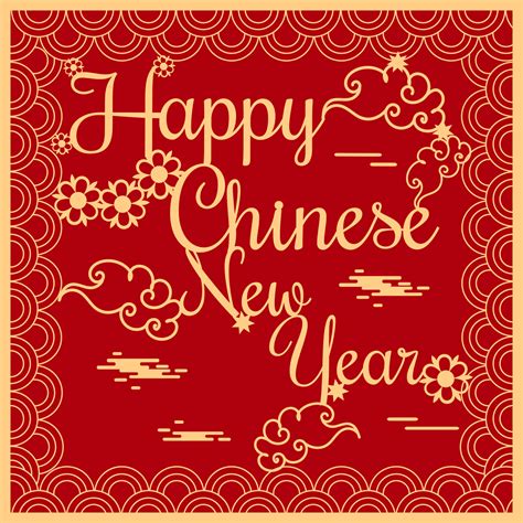 happy chinese new year greeting card 16139836 Vector Art at Vecteezy