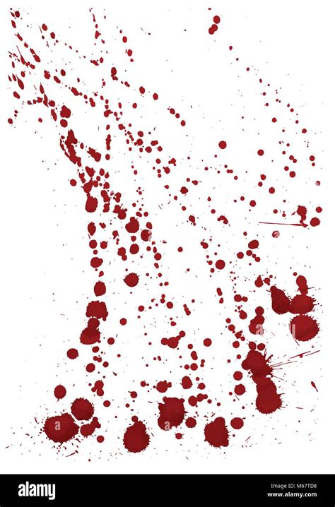 Blood splatter vector Cut Out Stock Images & Pictures - Alamy