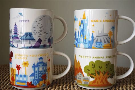 Starbucks Walt Disney World mugs | Disney world merchandise, Epcot disney, Disney world