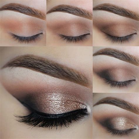 Maquillaje neutro 🌙 | Shimmery makeup, Makeup geek eyeshadow, Smokey ...