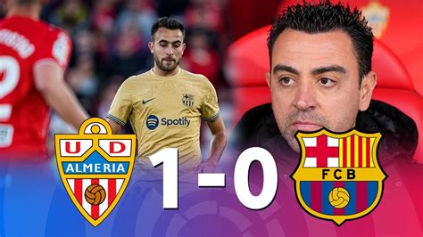 Almeria vs Barcelona [1-0], La Liga 2023 - MATCH REVIEW - YouTube