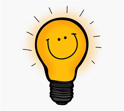 Light Bulb Clipart Thinking - Thinking Light Bulb Clipart, HD Png Download - kindpng